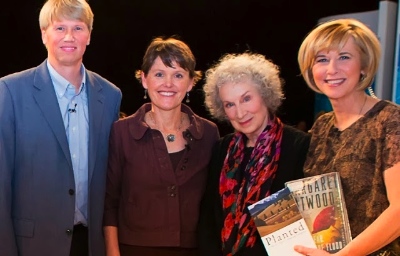 Markku and Leah Kostamo met Margaret Atwood on Lorna Dueck's Contetxt TV show.