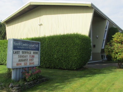 South Cambie Gospel Hall has been active in Vancouver since 1938.