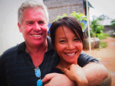 Kevin Knight and his wife Leakhena Phan will be in Vancouver for a few days.