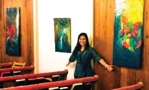 Eileen Li (Shum) led a group to worship together using the arts.