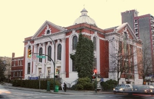 Holy Trinity Anglican Church is on 12th Avenue, a block west of Granville Street. The Chalmers Building originally housed a Presbyterian and then a United Church.