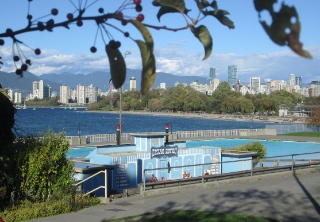 The view in Kitsilano today.