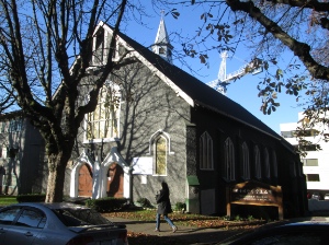 Vancouver Korean Presbyterian Church is on 10th Avenue between Cambie and Main.