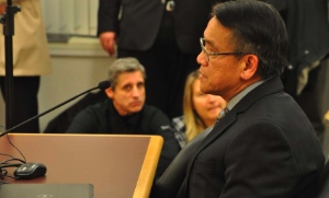 Francis Wong, director of finance for the Roman Catholic Diocese of Vancouver, also come out from Vancouver for the council meeting.