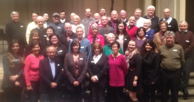 CoSA volunteers gathered for a banquet at Cedar Park Church February 19.