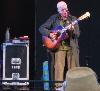 Bruce Cockburn performed one new song - with a gospel message.
