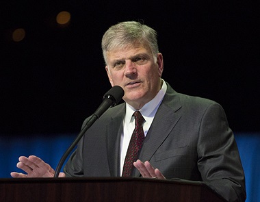 Franklin Graham will speak at Rogers Arena next March as the Festival of Hope comes to an end. (billygraham.org)
