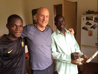 Local musician Andy Park loves DuncanAfrica guitars; he travelled to Uganda to see the shop firsthand.