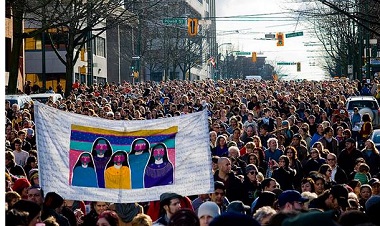 The Women's Memorial March begins at noon February 14.